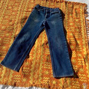 Levis 517 M 28  distressed vintage vtg high rise waist fleece lined jeans medium